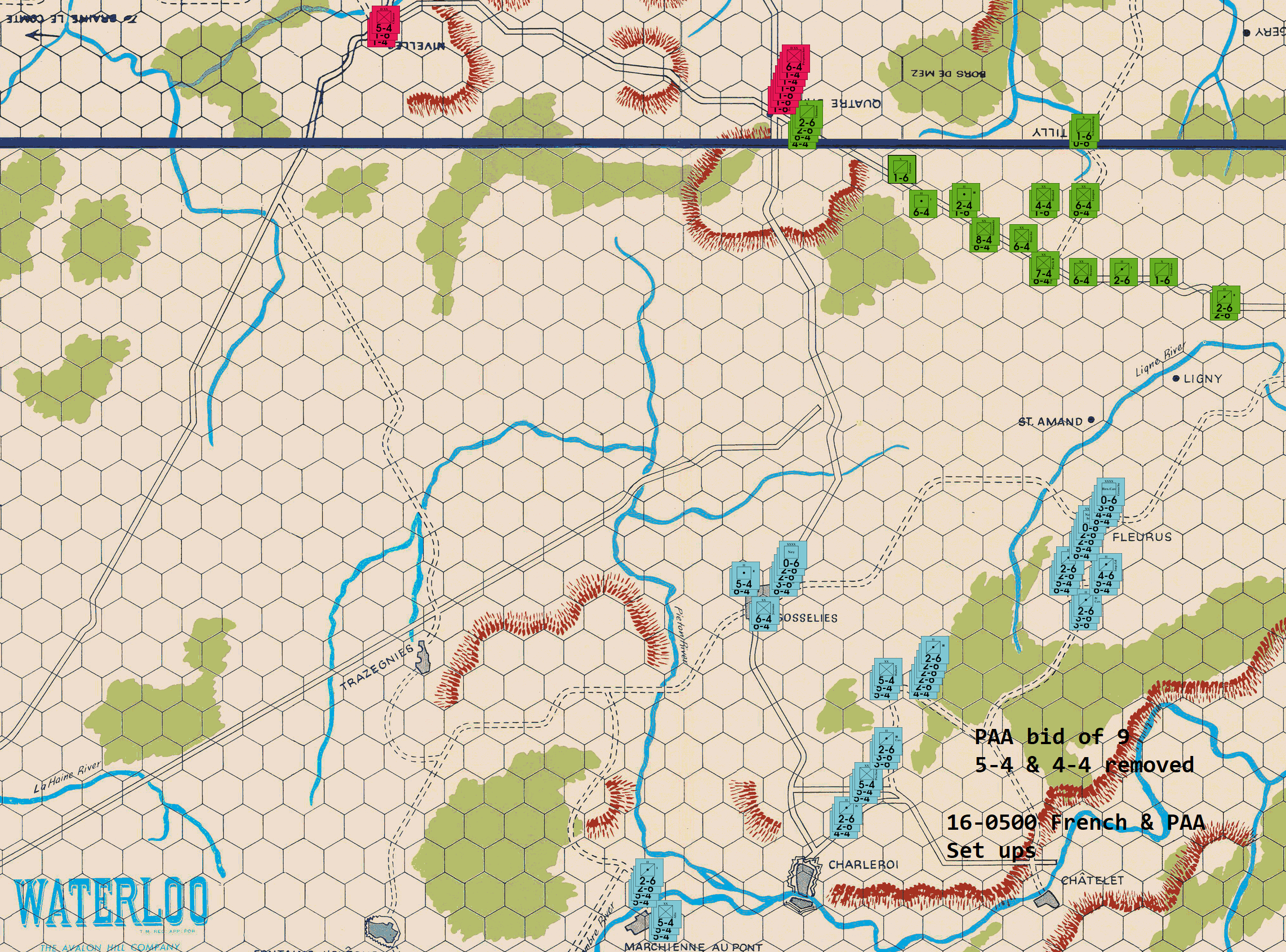 June 16 0500 Set Up