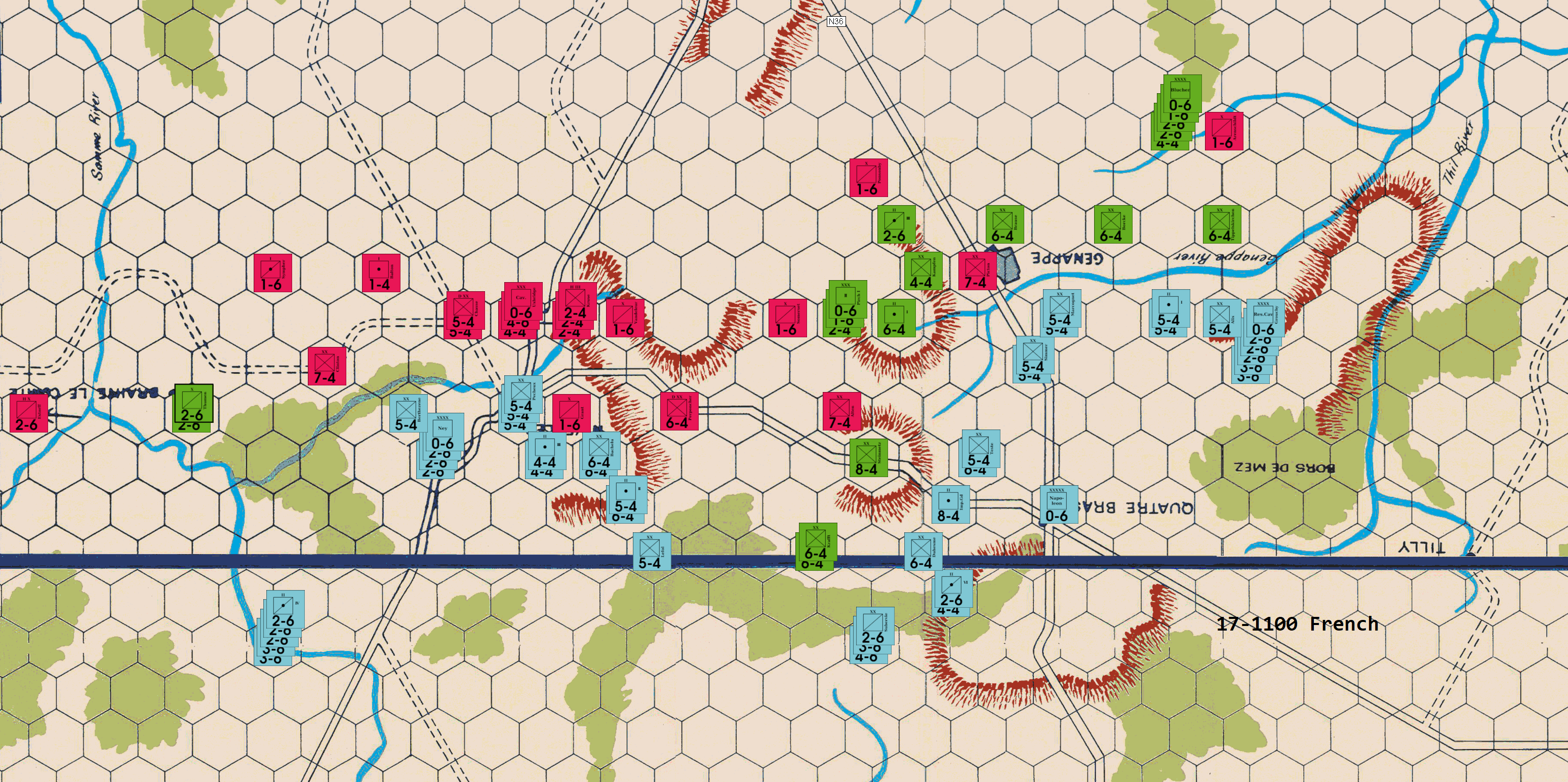 June 17th 1100 French Turn