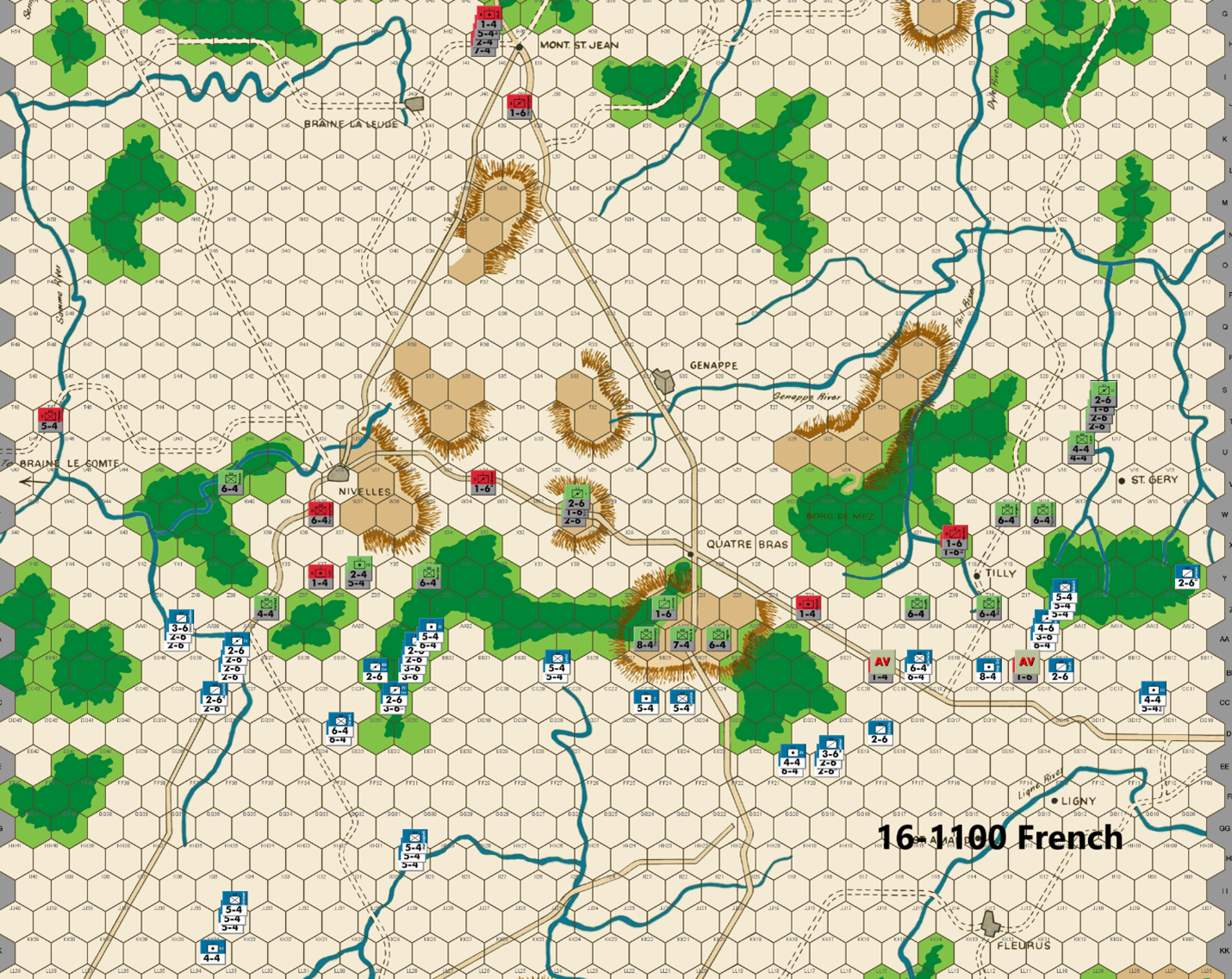 June 16-1100 French